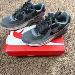 Nike Kids Gray and Black Sneakers